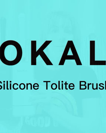 Aokala Toilet Brush And Holder, Elegant Toilet Bowl Brush Set with Ergonomic Long Handle, Modern Bathroom Decor Cleaning Accessories, Durable, Deep Cleaning Christmas Gifts/Halloween Gifts! - Black & White