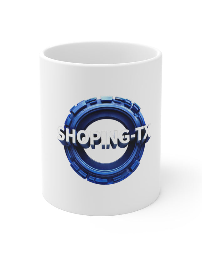 SHOP.MG-TX Logo Coffee Mug — 11oz Branded Ceramic Mug