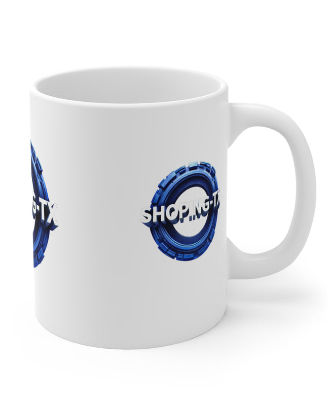 SHOP.MG-TX Logo Coffee Mug — 11oz Branded Ceramic Mug