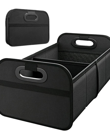 Trunk Organizer for suv, Foldable portable car storage box for camping outdoor storeroom,space saving multi functional