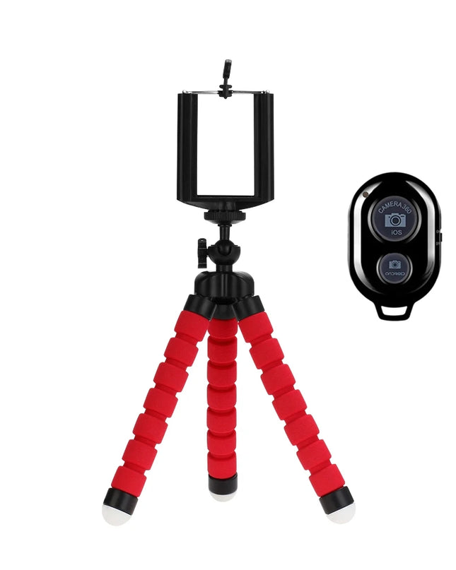 Tripods Tripod For Phone Mobile Camera Holder Clip Smartphone Monopod Tripe Stand Octopus Mini Tripod Stativ For Phone