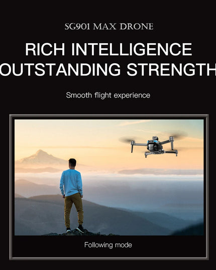 Mini Drone Professional GPS HD Camera Drones 5G WIFI FPV Video 4k UAV 4.5 inch large screen remote control RC Dron SG109 PRO MAX