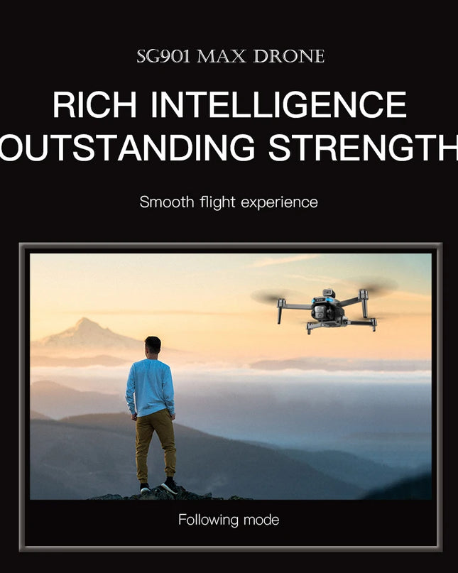 Mini Drone Professional GPS HD Camera Drones 5G WIFI FPV Video 4k UAV 4.5 inch large screen remote control RC Dron SG109 PRO MAX