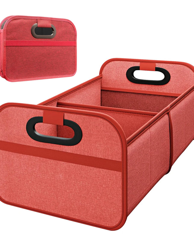 Trunk Organizer for suv, Foldable portable car storage box for camping outdoor storeroom,space saving multi functional