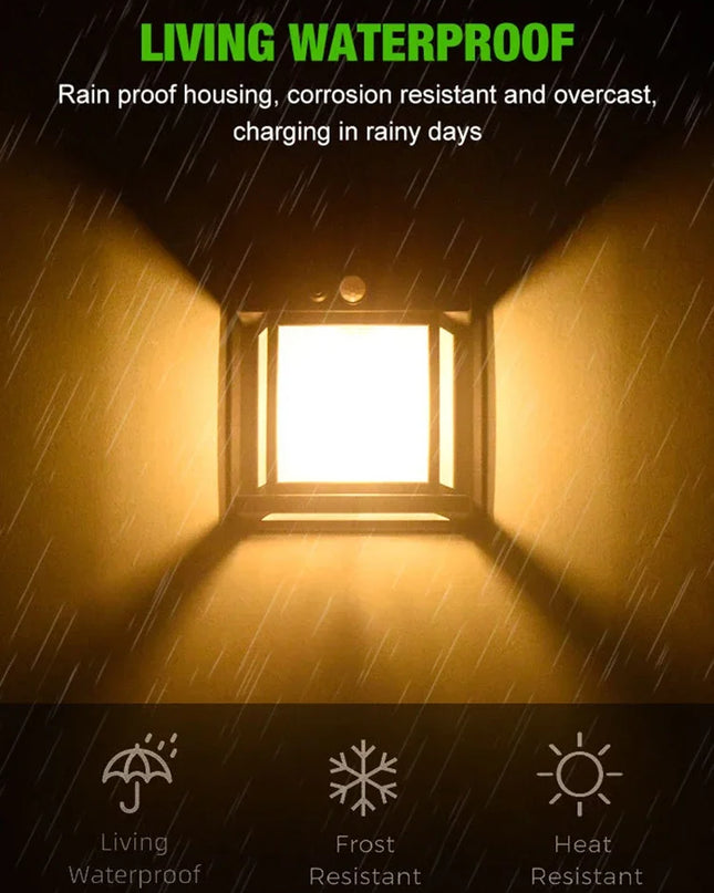 Powerful Outdoor Solar Lamp Garden Solar Powered Streetlight Outdoor Lights Waterproof Light Led Lighting External Decoration