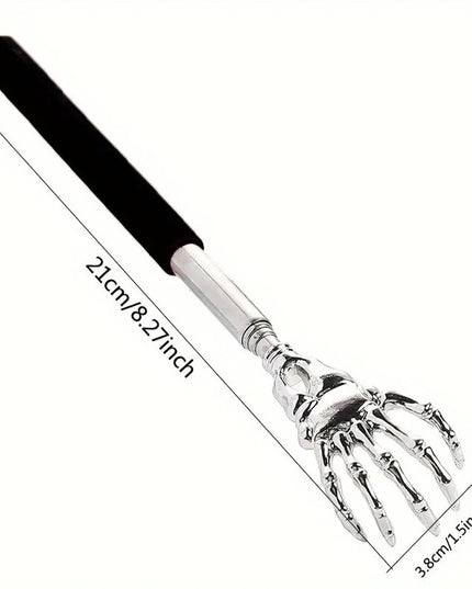Portable Extendable Back Scratcher Stainless Steel Telescoping Back Scratcher for Both Human and Pets Extendable Back Massager