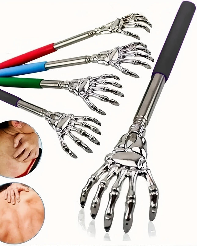 Portable Extendable Back Scratcher Stainless Steel Telescoping Back Scratcher for Both Human and Pets Extendable Back Massager