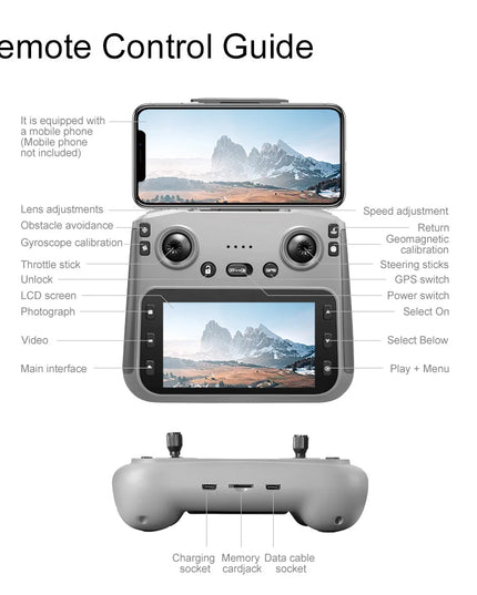 2025 V168 Pro MAX GPS Drone 8K Professional HD Camera 5G WIFI FPV 360° Obstacle Avoidance Brushless Large Screen RC Quadcopter