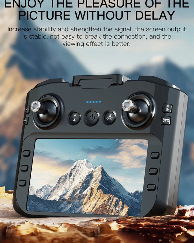 Mini Drone Professional GPS HD Camera Drones 5G WIFI FPV Video 4k UAV 4.5 inch large screen remote control RC Dron SG109 PRO MAX