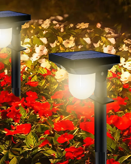 Solar Lights Outdoor Garden Solar Powered Wall Lamp Waterproof Motion Sensor Pathway Light Landscape Path Yard Backyard Lawn