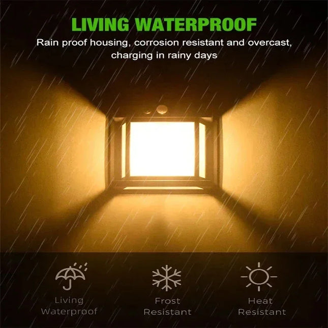 Powerful Outdoor Solar Lamp Garden Solar Powered Streetlight Outdoor Lights Waterproof Light Led Lighting External Decoration