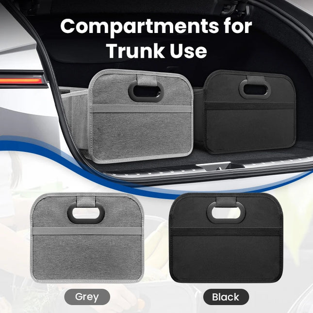 Trunk Organizer for suv, Foldable portable car storage box for camping outdoor storeroom,space saving multi functional