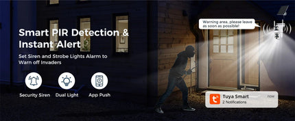 Tuya Smart 4MP+4MP 8MP Dual Lens Battery Solar WiFi Dual Screen Human Motion Tracking Outdoor Security Surveillance FHD Camera