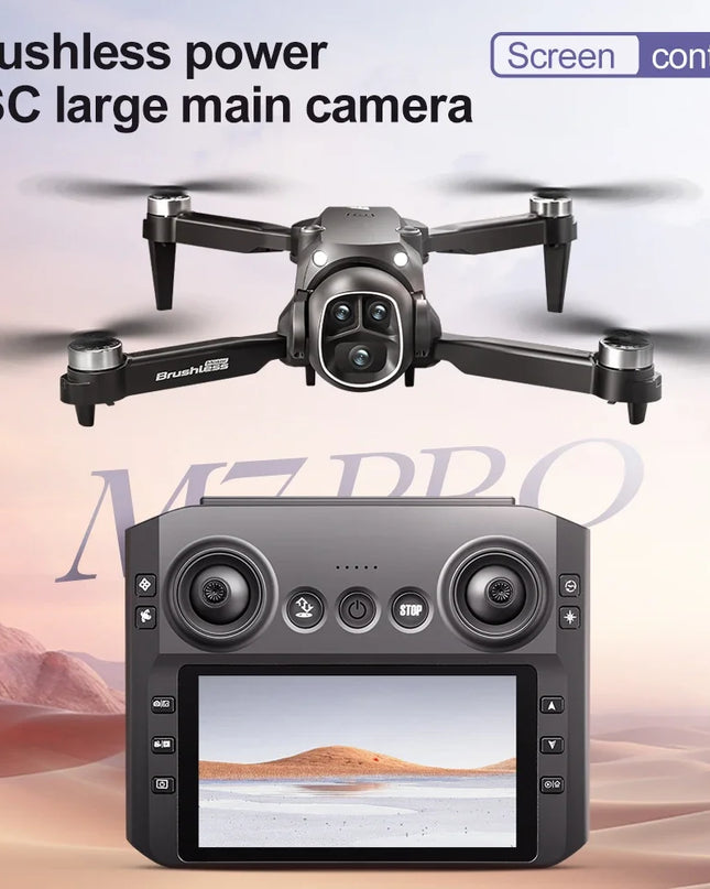 M7 Drone with 5G HD Camera Brushless Motor 4K UHD Video 1080P Image Stabilization Large Screen Remote Control Quadcopter