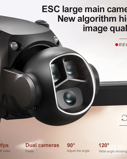 M7 Drone with 5G HD Camera Brushless Motor 4K UHD Video 1080P Image Stabilization Large Screen Remote Control Quadcopter