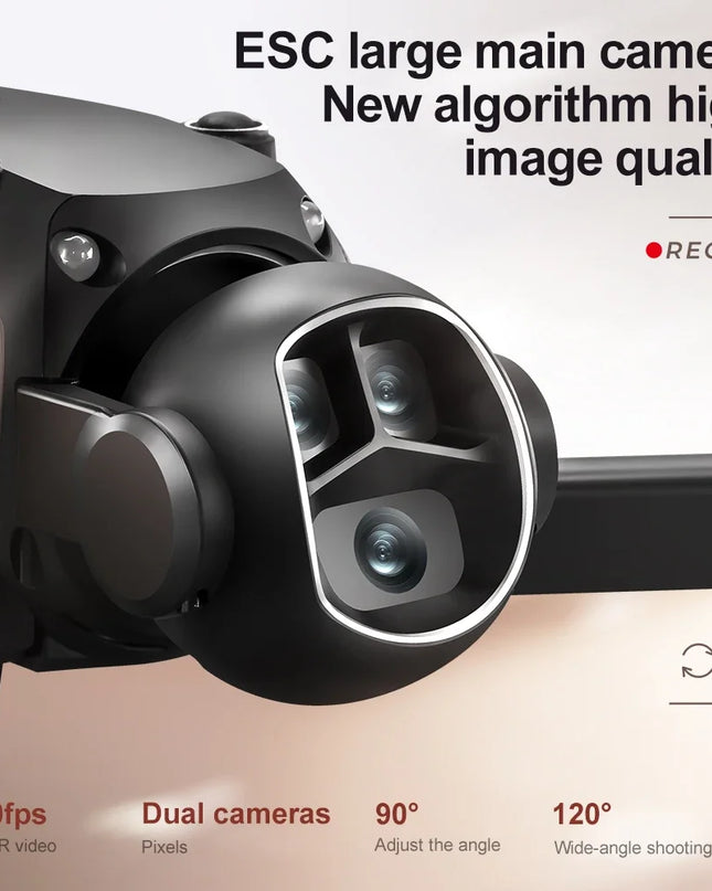 M7 Drone with 5G HD Camera Brushless Motor 4K UHD Video 1080P Image Stabilization Large Screen Remote Control Quadcopter