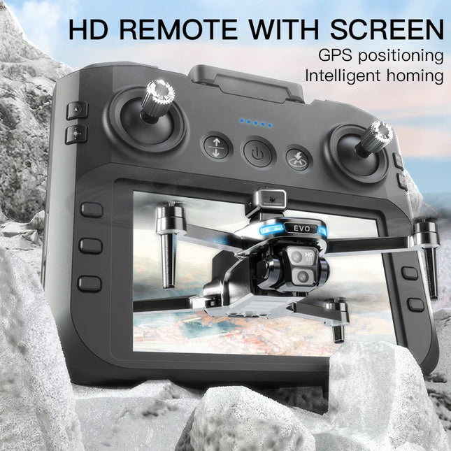 Mini Drone Professional GPS HD Camera Drones 5G WIFI FPV Video 4k UAV 4.5 inch large screen remote control RC Dron SG109 PRO MAX