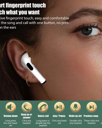 # i4 Wireless Bluetooth 5.0 Earphone TWS Headphones Sport Headset HD Mic with touch Control Earbuds for Smartphone