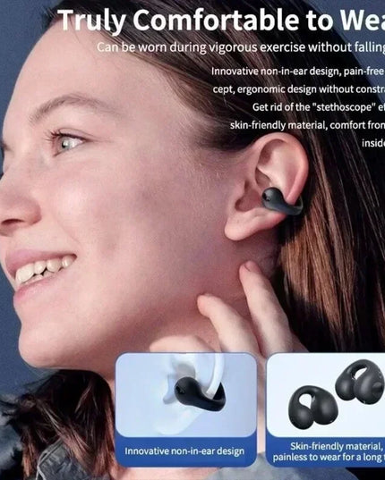 New Original T75 Bone Conduction Wireless Bluetooth 5.3 Headphones Sports Earphones HiFi Sound Quality Waterproof TWS Headset