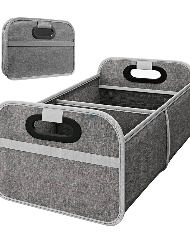 Trunk Organizer for suv, Foldable portable car storage box for camping outdoor storeroom,space saving multi functional
