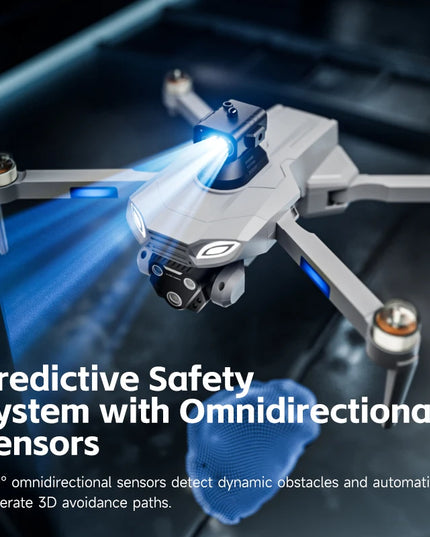 4DRC-M7 GPS Drone 8K Professional HD Camera Drones Brushless WIFI FPV Video 4.5 Inch Screen Control Quadcopter Drones Toy