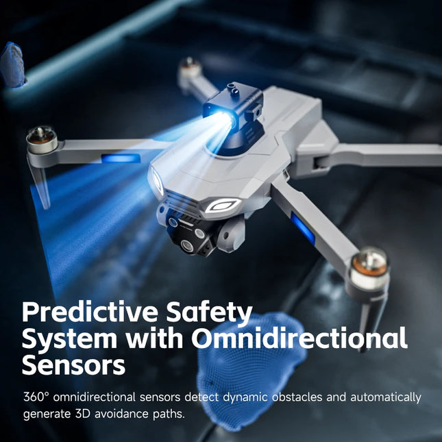 4DRC-M7 GPS Drone 8K Professional HD Camera Drones Brushless WIFI FPV Video 4.5 Inch Screen Control Quadcopter Drones Toy