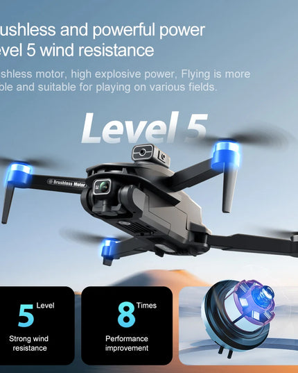 2025 V168 Pro MAX GPS Drone 8K Professional HD Camera 5G WIFI FPV 360° Obstacle Avoidance Brushless Large Screen RC Quadcopter