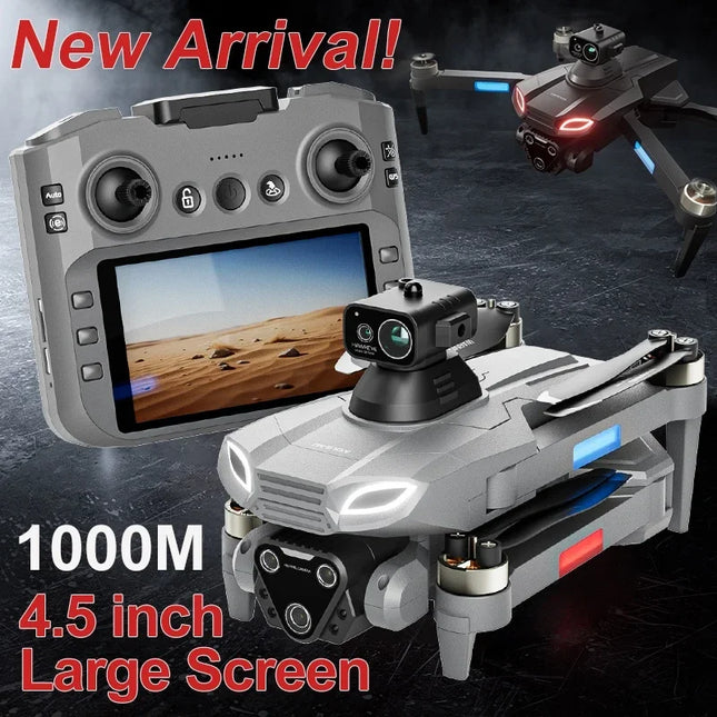 4DRC-M7 GPS Drone 8K Professional HD Camera Drones Brushless WIFI FPV Video 4.5 Inch Screen Control Quadcopter Drones Toy