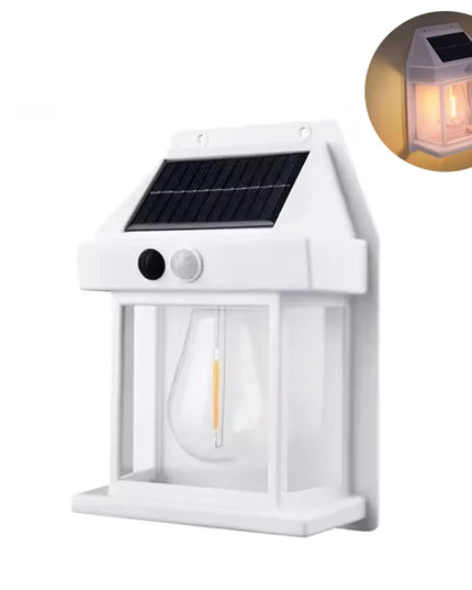 Solar Lights Outdoor Exterior Wall Lamps Retro Body Induction Atmosphere Christmas Fairy Lights Solar Charging Desk Lamps Gifts