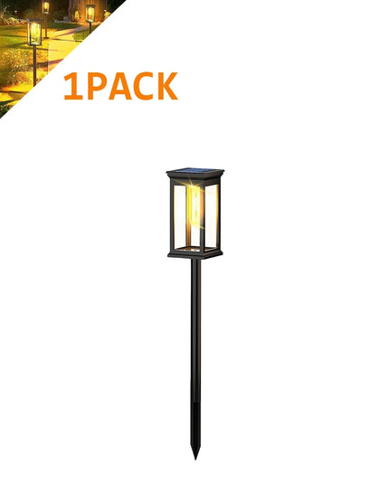 Solar Pathway Lights Solar Lights Outdoor Solar Powered Garden Lights for Walkway Yard Backyard Lawn Landscape Lighting Decor