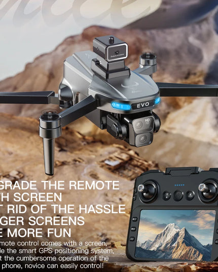 Mini Drone Professional GPS HD Camera Drones 5G WIFI FPV Video 4k UAV 4.5 inch large screen remote control RC Dron SG109 PRO MAX