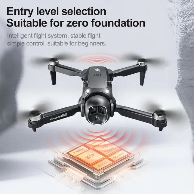 M7 Drone with 5G HD Camera Brushless Motor 4K UHD Video 1080P Image Stabilization Large Screen Remote Control Quadcopter