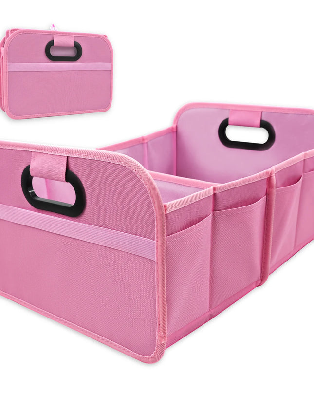 Trunk Organizer for suv, Foldable portable car storage box for camping outdoor storeroom,space saving multi functional