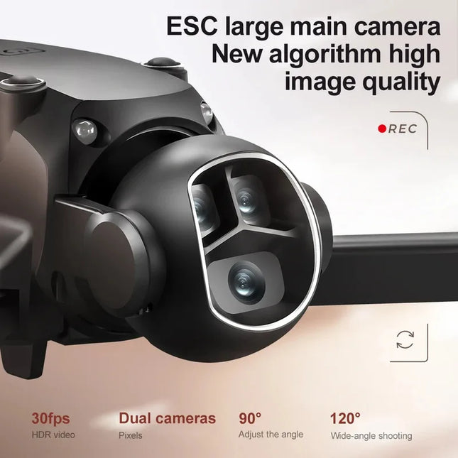 M7 Drone with 5G HD Camera Brushless Motor 4K UHD Video 1080P Image Stabilization Large Screen Remote Control Quadcopter