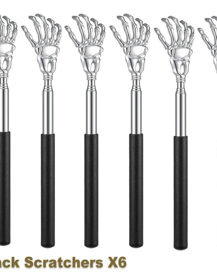 Portable Extendable Back Scratcher Stainless Steel Telescoping Back Scratcher for Both Human and Pets Extendable Back Massager