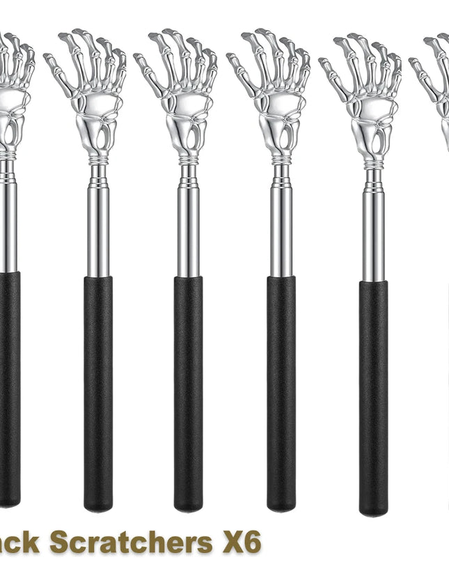 Portable Extendable Back Scratcher Stainless Steel Telescoping Back Scratcher for Both Human and Pets Extendable Back Massager