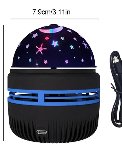 LED Starry Sky Night Lights USB Projector Lamp Magic Ball Moon Star Christmas Lights Home Room Atmosphere Decorations