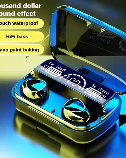 New Arrival M10 Earphone Wireless Headset High Quality Perfect Sound Earbuds Sports Game Music BT Headphone with Power Bank
