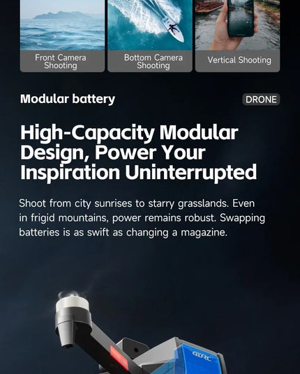 4DRC-M7 GPS Drone 8K Professional HD Camera Drones Brushless WIFI FPV Video 4.5 Inch Screen Control Quadcopter Drones Toy