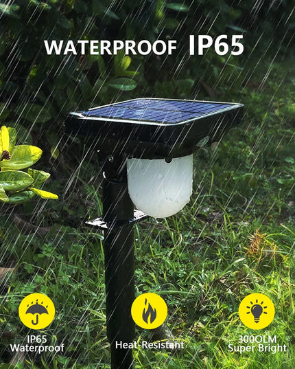 Solar Lights Outdoor Garden Solar Powered Wall Lamp Waterproof Motion Sensor Pathway Light Landscape Path Yard Backyard Lawn
