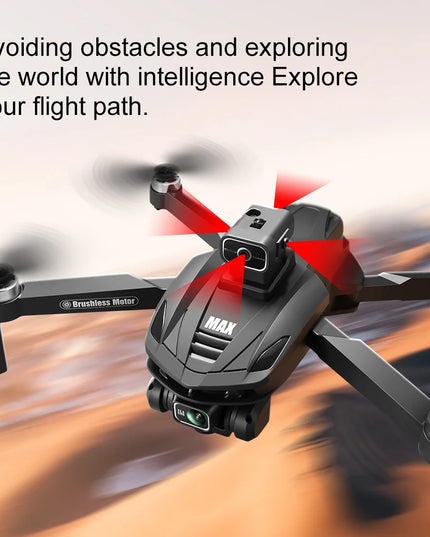 2025 V168 Pro MAX GPS Drone 8K Professional HD Camera 5G WIFI FPV 360° Obstacle Avoidance Brushless Large Screen RC Quadcopter