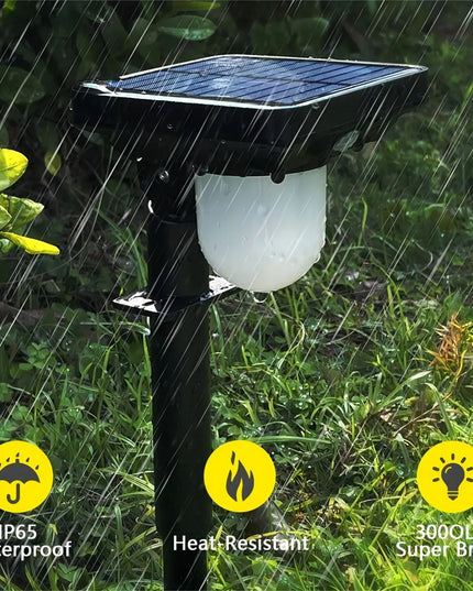 Solar Lights Outdoor Garden Solar Powered Wall Lamp Waterproof Motion Sensor Pathway Light Landscape Path Yard Backyard Lawn