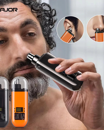 Nose Hair Trimmer Rechargeable Electric Nose Hair Remover Men Eyebrow Hair Shaving Razor Mini Pocket Portable Nose Hair Clipper