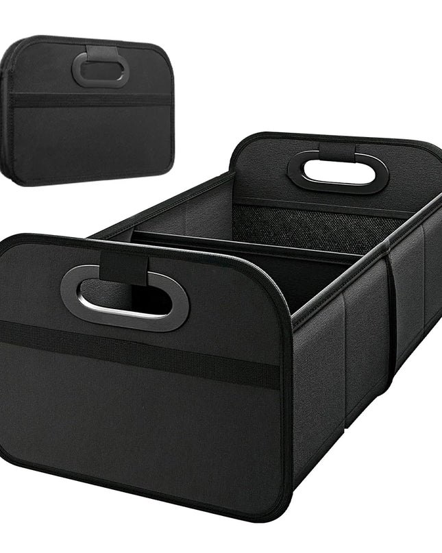 Trunk Organizer for suv, Foldable portable car storage box for camping outdoor storeroom,space saving multi functional