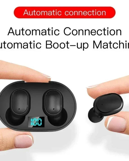 E6S Wireless Bluetooth Earphones TWS Bluetooth Headset Wireless Earbuds Noise Cancelling Earphones with Microphone Headphones