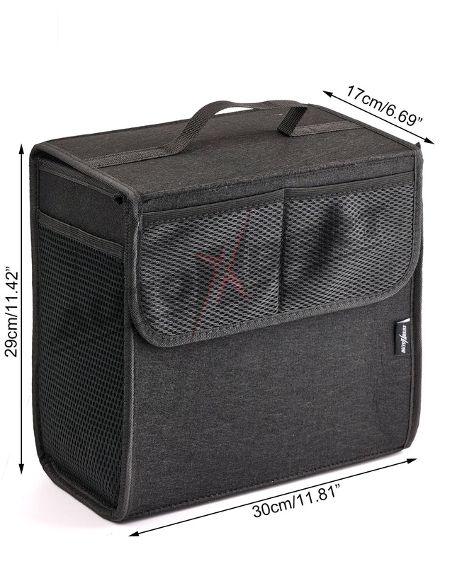 Universal Car Truck storage Bag Back Seat Backseat Organizer Felt W/ Extra Mesh Net Pockets Hanging Organiser Car Accessories