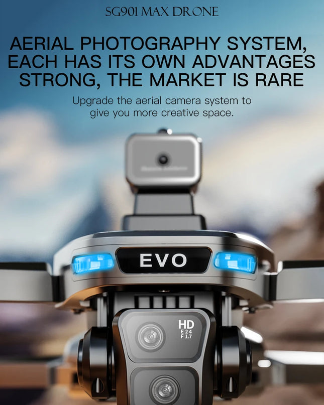 Mini Drone Professional GPS HD Camera Drones 5G WIFI FPV Video 4k UAV 4.5 inch large screen remote control RC Dron SG109 PRO MAX