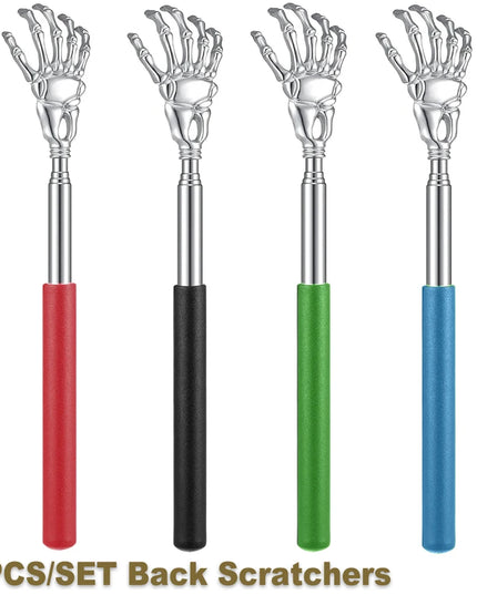 Portable Extendable Back Scratcher Stainless Steel Telescoping Back Scratcher for Both Human and Pets Extendable Back Massager