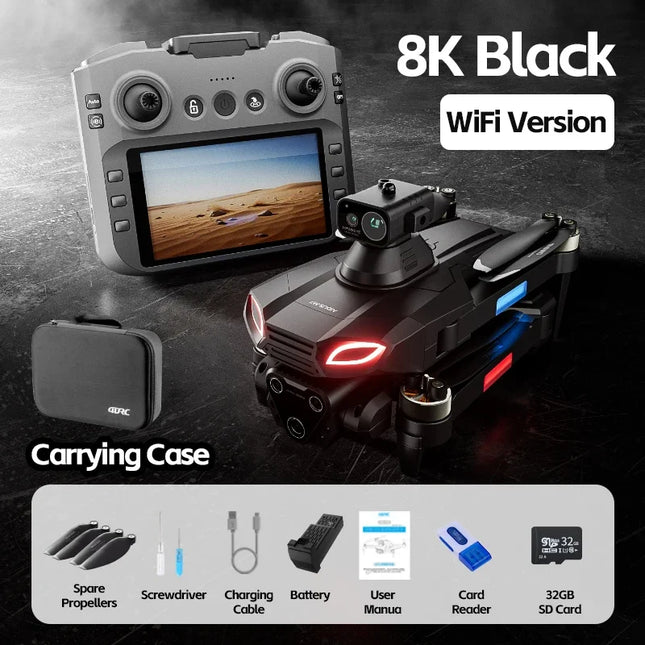 4DRC-M7 GPS Drone 8K Professional HD Camera Drones Brushless WIFI FPV Video 4.5 Inch Screen Control Quadcopter Drones Toy