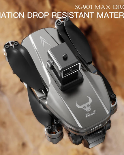 Mini Drone Professional GPS HD Camera Drones 5G WIFI FPV Video 4k UAV 4.5 inch large screen remote control RC Dron SG109 PRO MAX